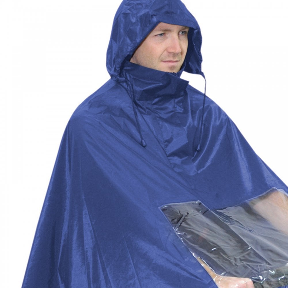 Lightweight Rain Coat Mobility Scooter Hooded Cape Mac Waterproof Poncho