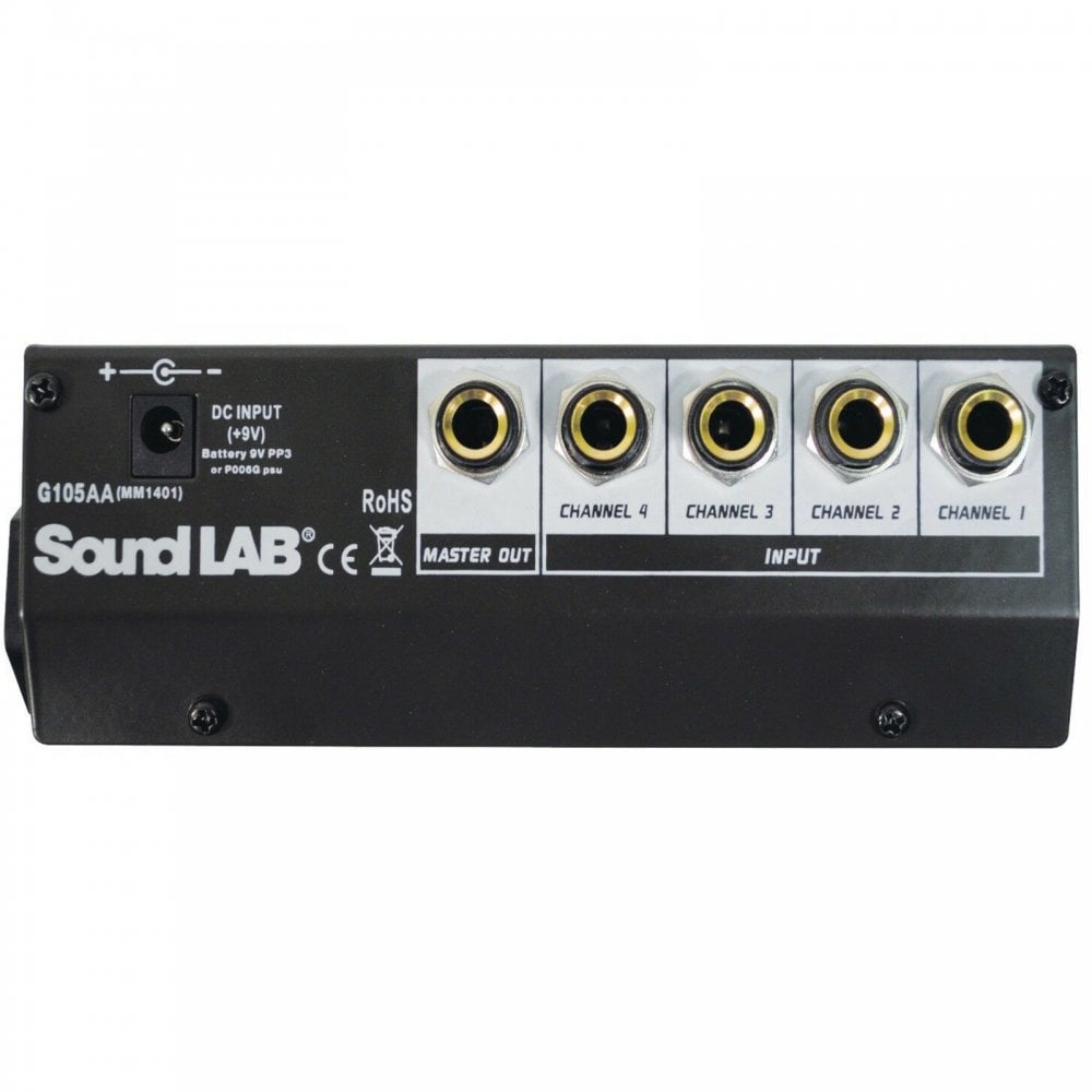 4 Channel Mono Mixer with Volume Control