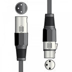 High Quality Flexible Lead Shielded 3 Pin XLR DMX Leads
