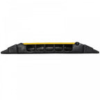 5 Channel 1m Rubber Cable Guard Black and Yellow