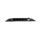 5 Channel 1m Rubber Cable Guard Black