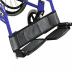 Foldable Lightweight Self Propelled Aluminium Wheelchair - Blue
