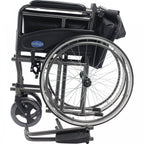 Deluxe Steel Self Propelled Wheelchair Hammered Finish