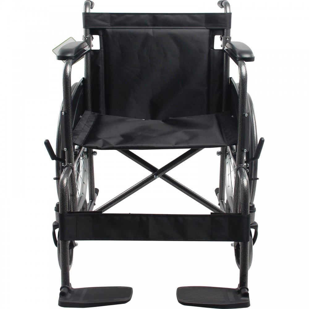 Deluxe Steel Self Propelled Wheelchair Hammered Finish