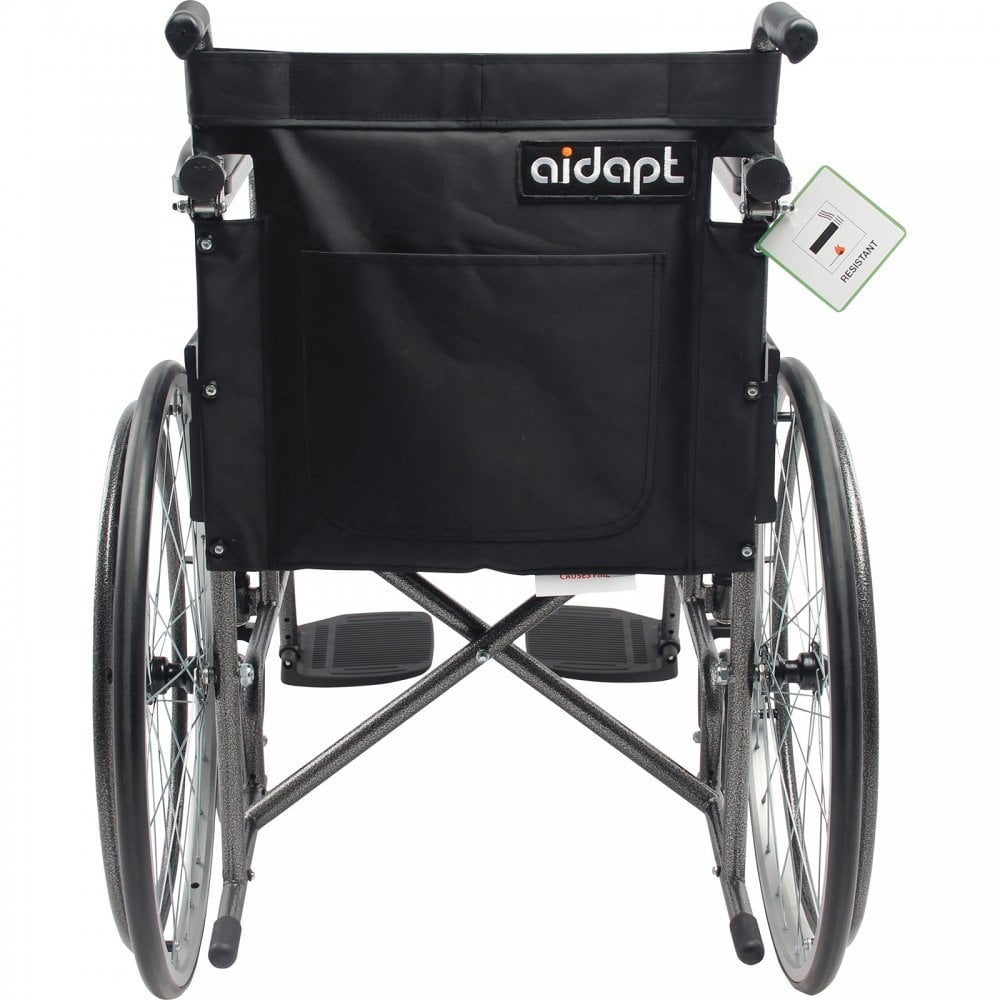 Deluxe Steel Self Propelled Wheelchair Hammered Finish