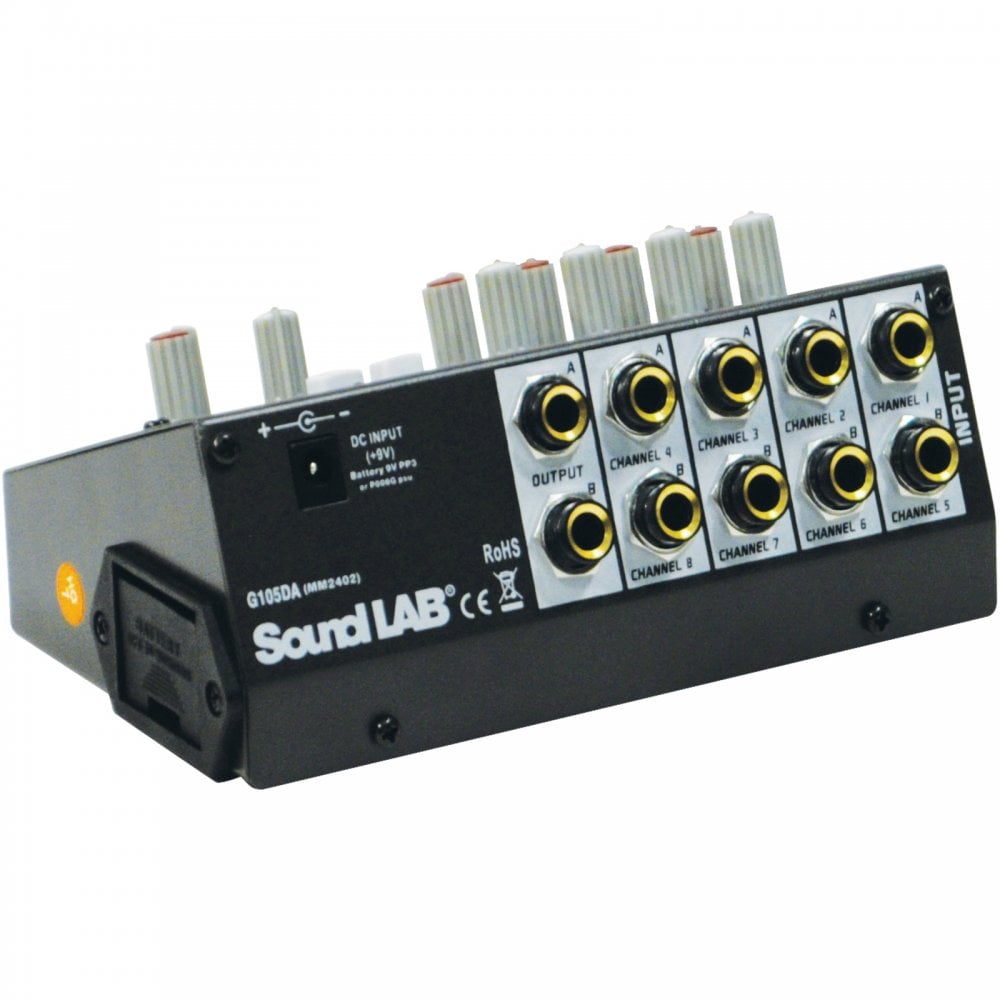 4 Channel Stereo or Mono Microphone Mixer