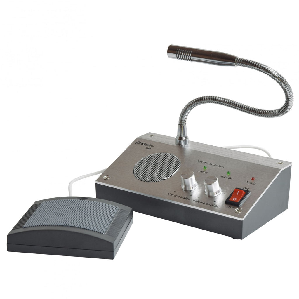 2 Way Talk Through Glass or Counter Top Intercom