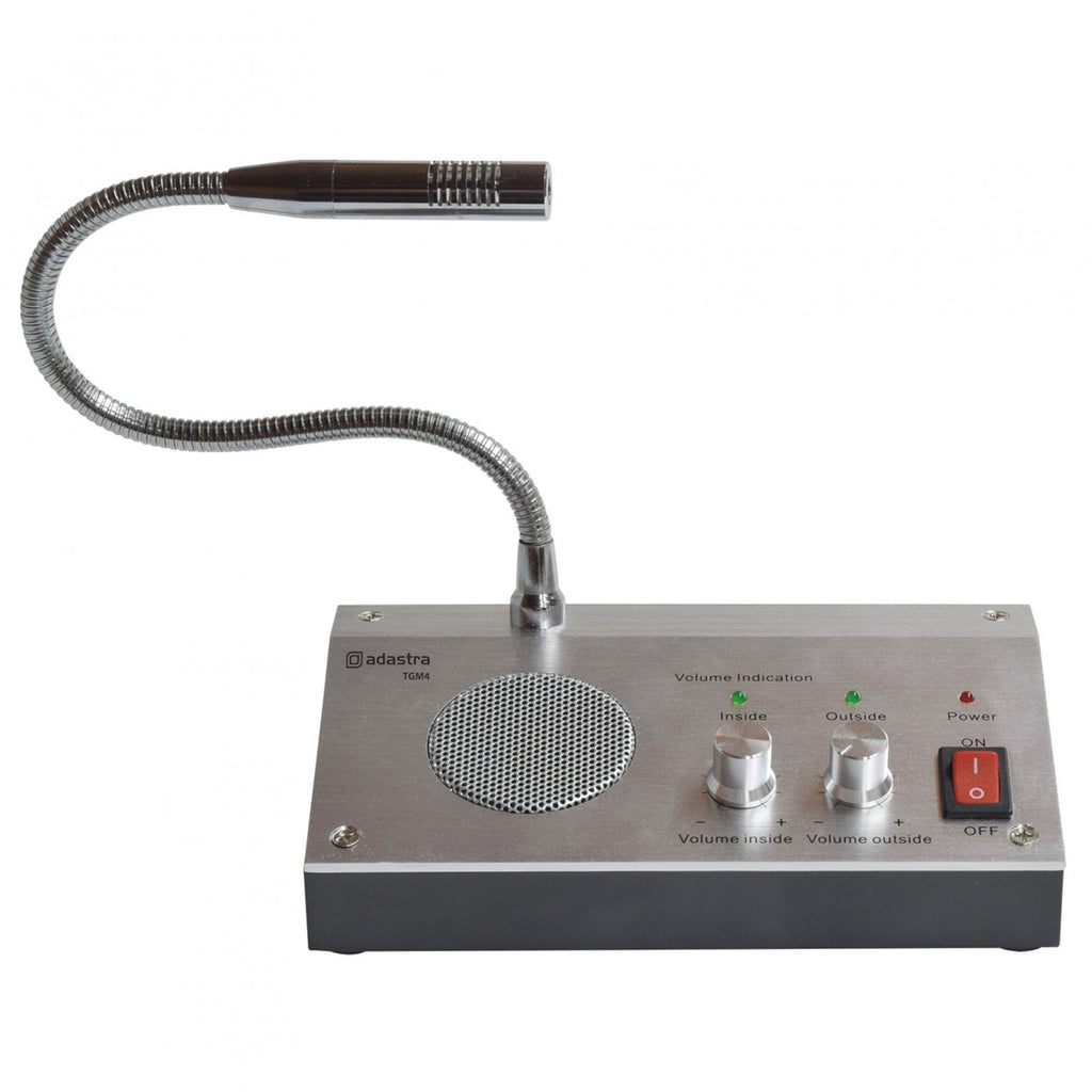 2 Way Talk Through Glass or Counter Top Intercom