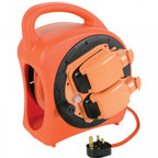 2-Gang 20m Weatherproof Garden Extension Reel