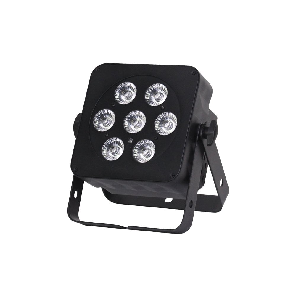 Slimline RGBA 7 x 5W Quad LED Colour Black Housing