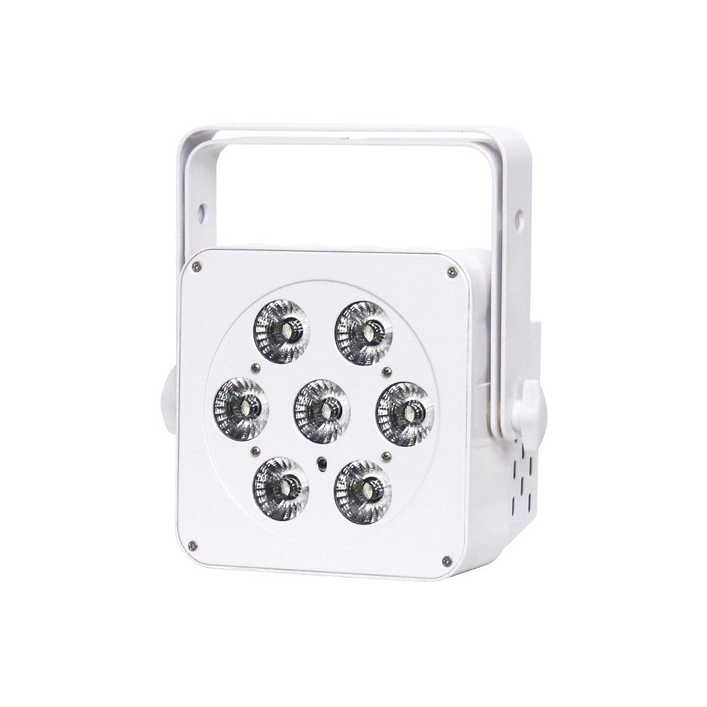 Slimline 7Q5 RGBA 7 x 5W Quad LED Colour White Housing
