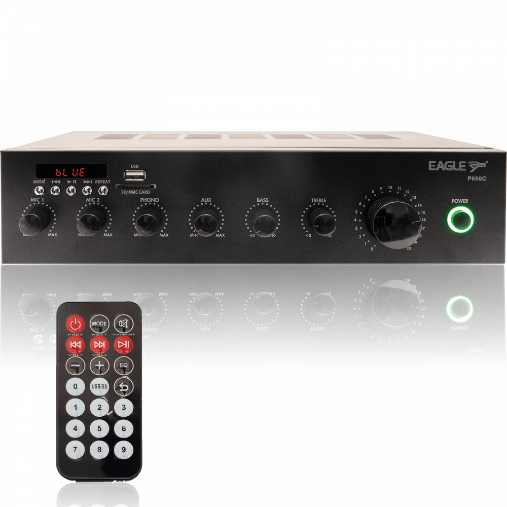 Eagle 60W 100v/Low impedance Mixer Amplifier