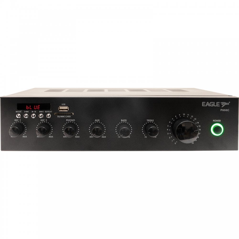 Eagle 60W 100v/Low impedance Mixer Amplifier