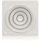4W 100V Line Flush Fit Square Ceiling Speaker Retro Style