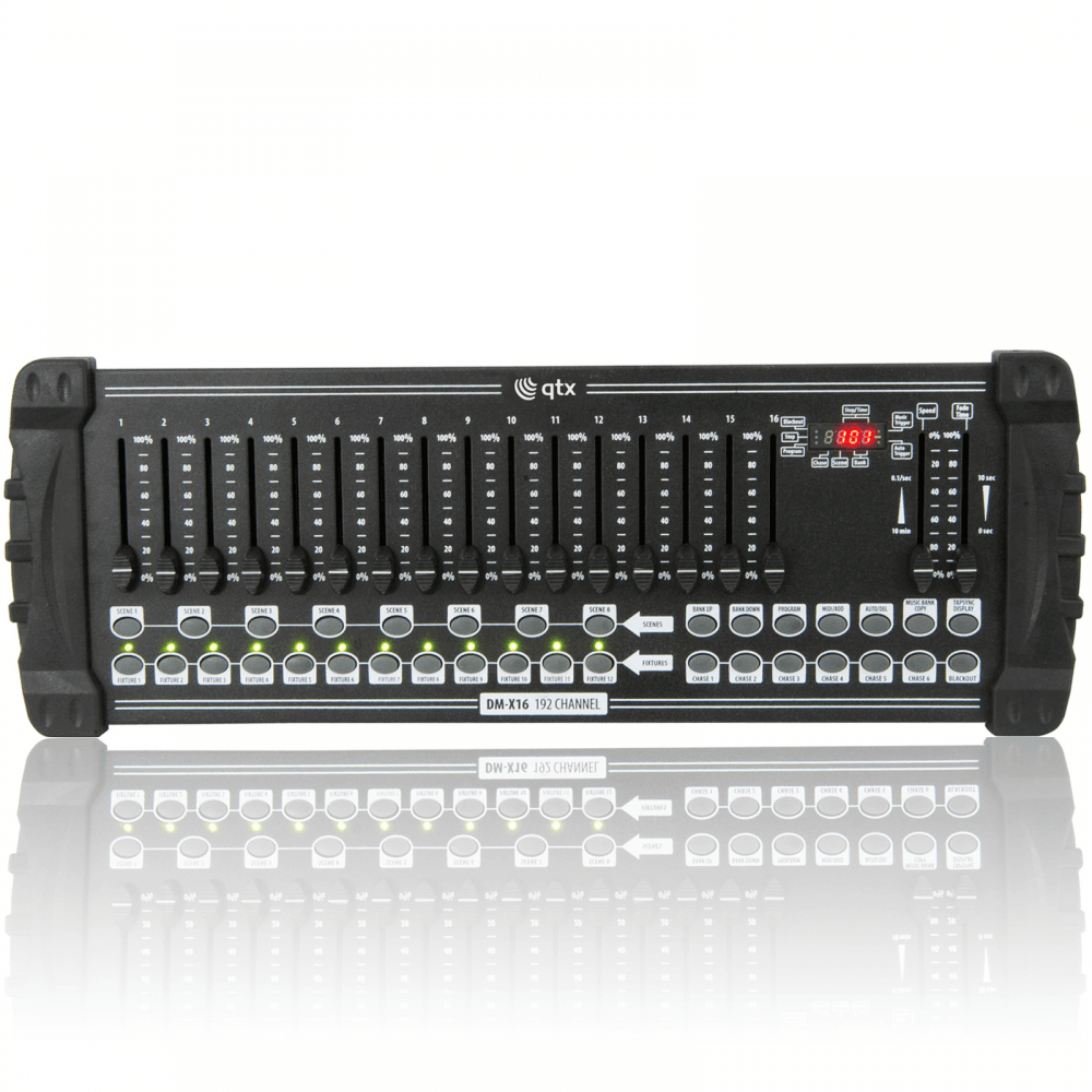 DM-X16 192 Channel DMX Controller LED Display With Midi Connection