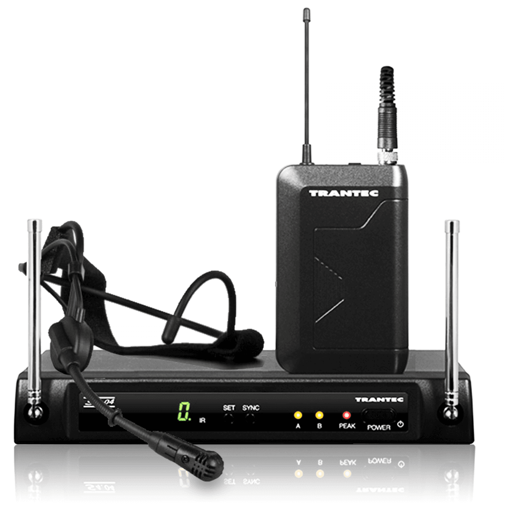 S4.04A UHF Headset Wireless Radio Microphone System