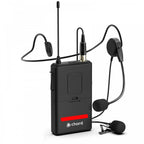NU4 Quad Wireless Microphone System UHF Headset Lapel