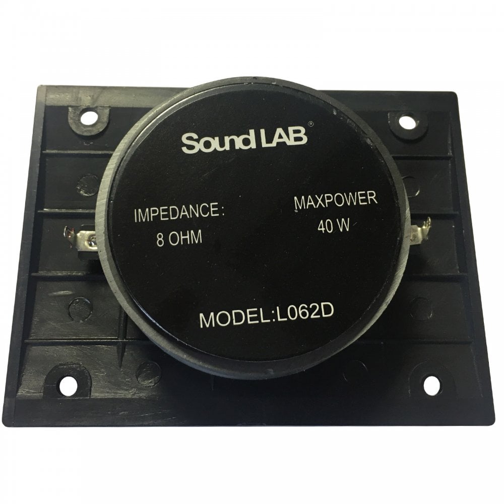 50w Flat Profile Rectangular 1" Dome Tweeter