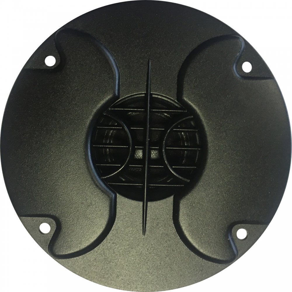 Pair of Circular 1"" Caged Silk Dome Tweeter 25w RMS 50w Peak