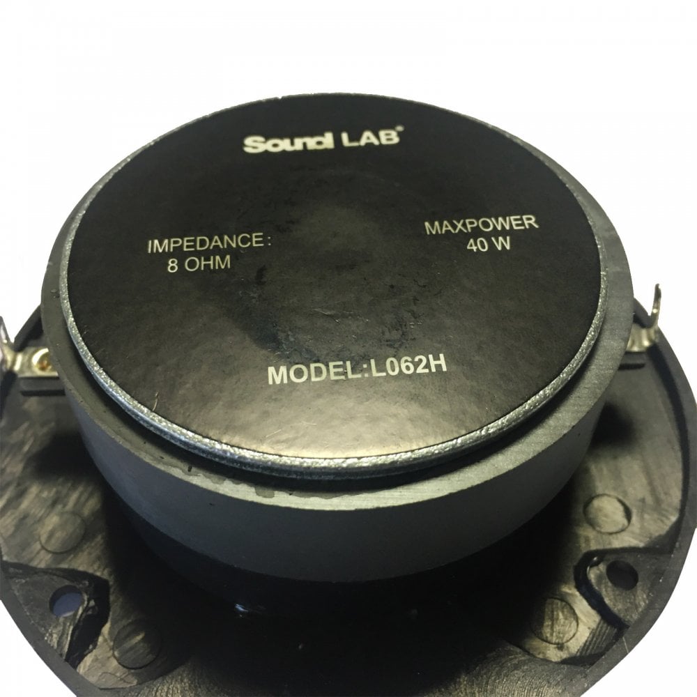 Pair of Circular 1"" Caged Silk Dome Tweeter 25w RMS 50w Peak