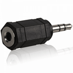3.5mm Stereo Plug To 3.5mm Mono Socket Adaptor