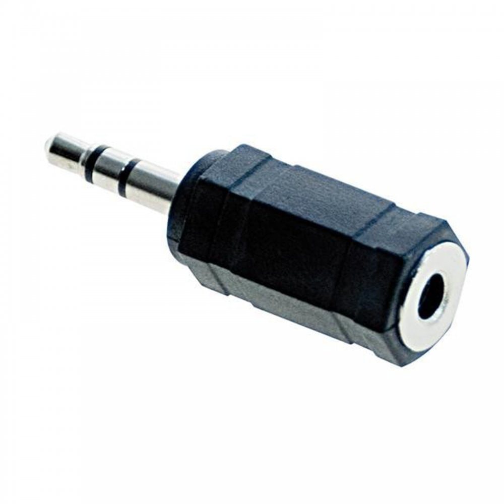 3.5mm Stereo Plug To 3.5mm Mono Socket Adaptor