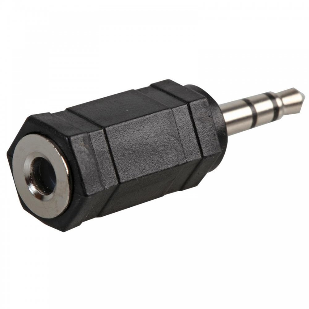 3.5mm Stereo Plug To 3.5mm Mono Socket Adaptor