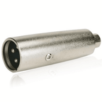 RCA Phono Socket Female to 3 Pin XLR Male Socket Adaptor