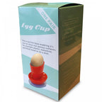 Pair of Egg Cups with Suction Base Eating Mobility Aid Red