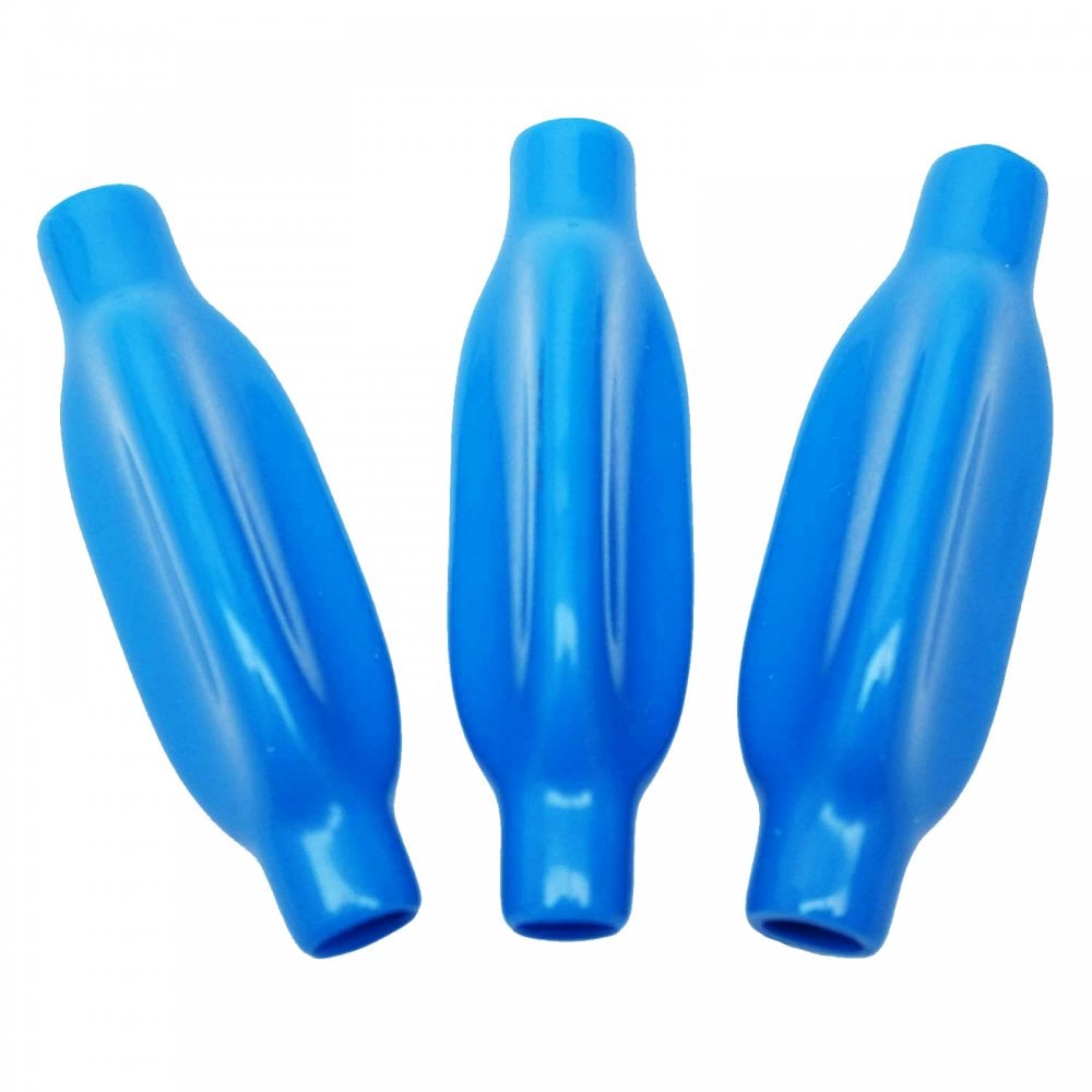 3 Blue Soft Roll Pen Pencil Writing Grips Proof Slide On Easy Grip Mobility Aid