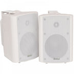 Active Stereo Speakers White 2x 30W Wall Mountable