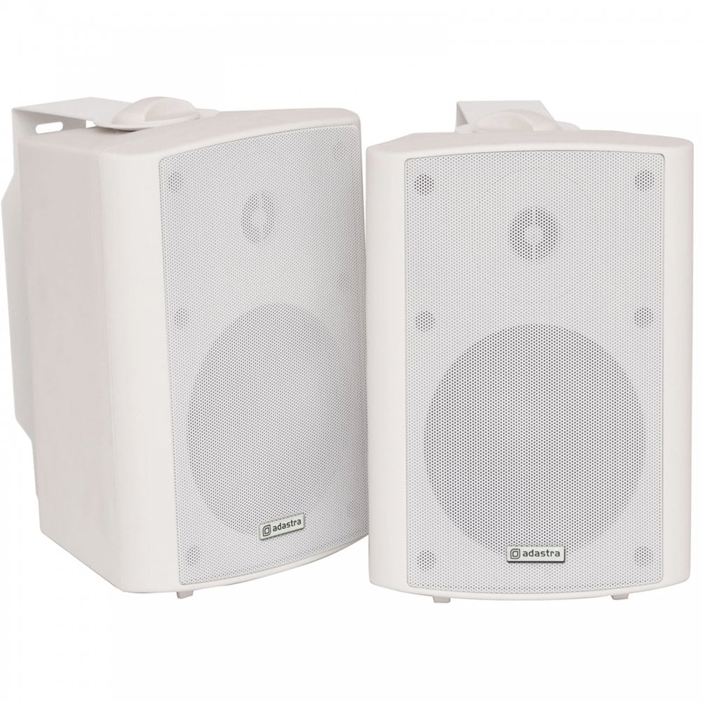 Active Stereo Speakers White 2x 30W Wall Mountable