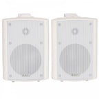 Active Stereo Speakers White 2x 30W Wall Mountable