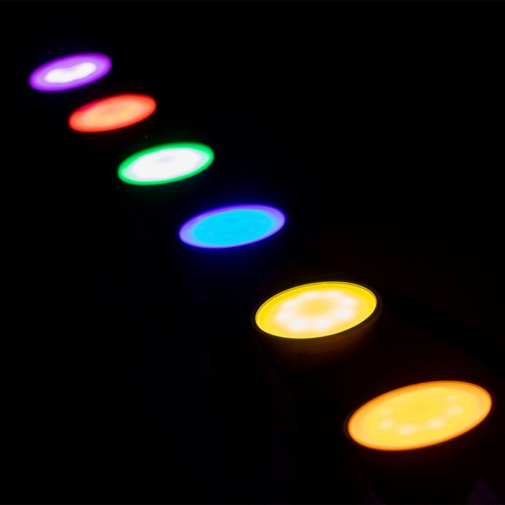 7W Dimmable LED GU10 Lamp Coloured Options