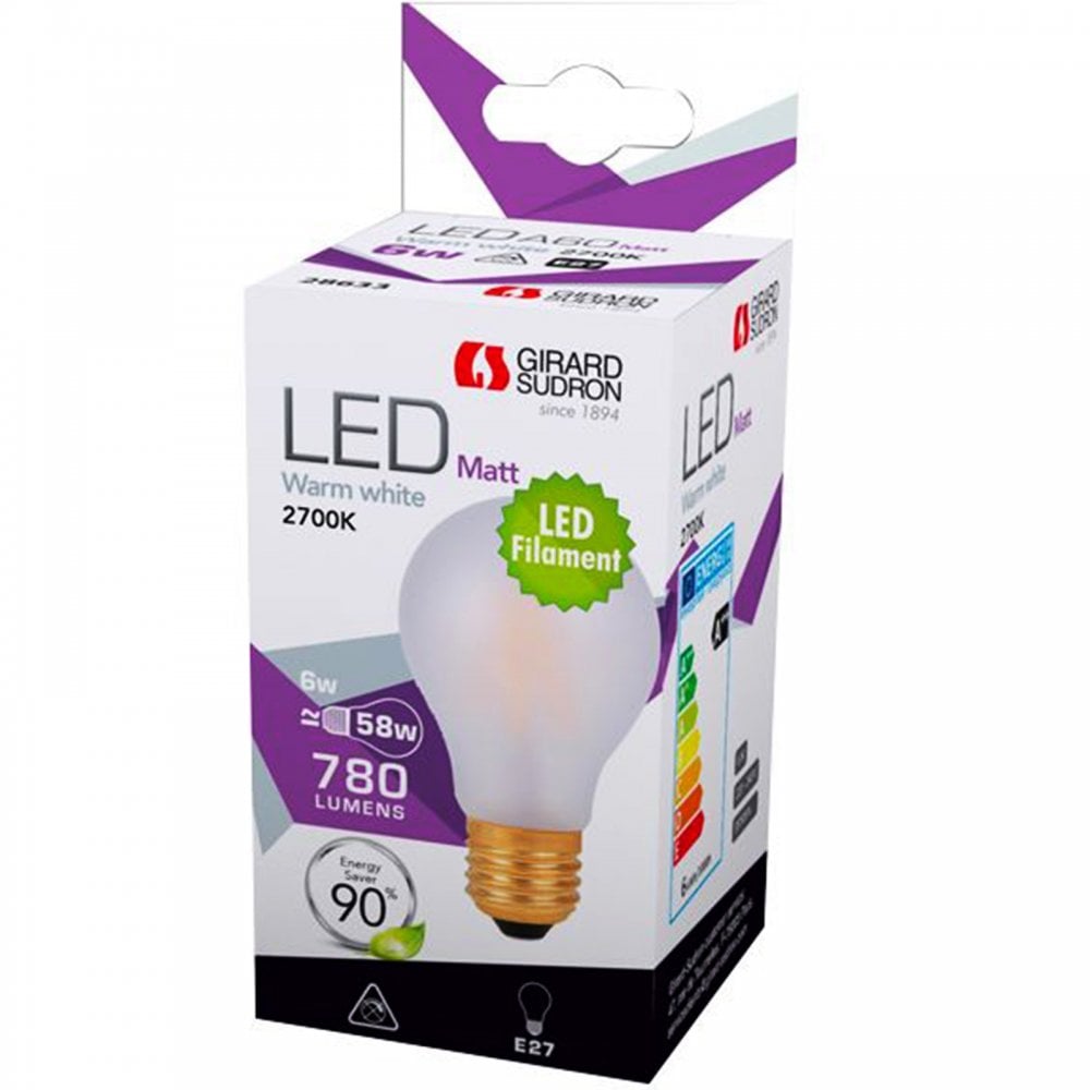Girard Sudron LED Filament Standard Bulb 7W E27