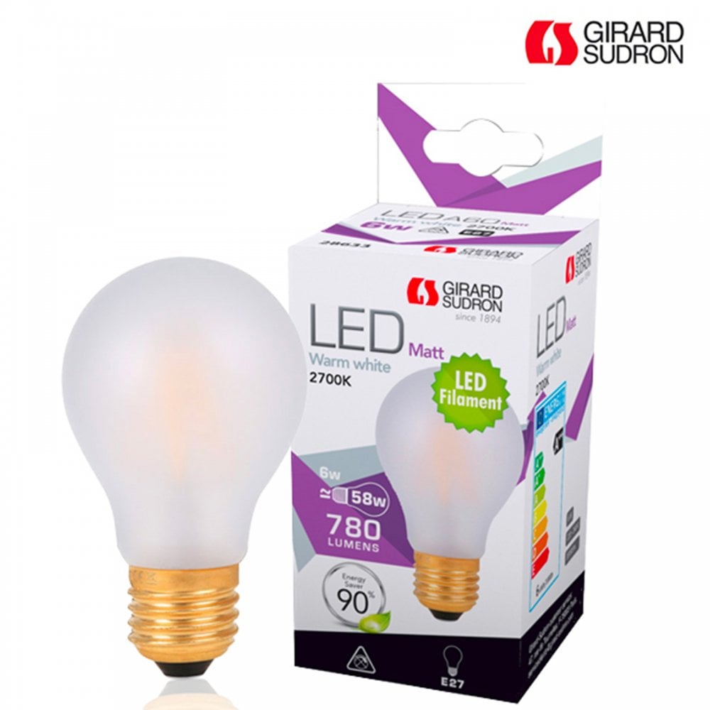 Girard Sudron LED Filament Standard Bulb 7W E27