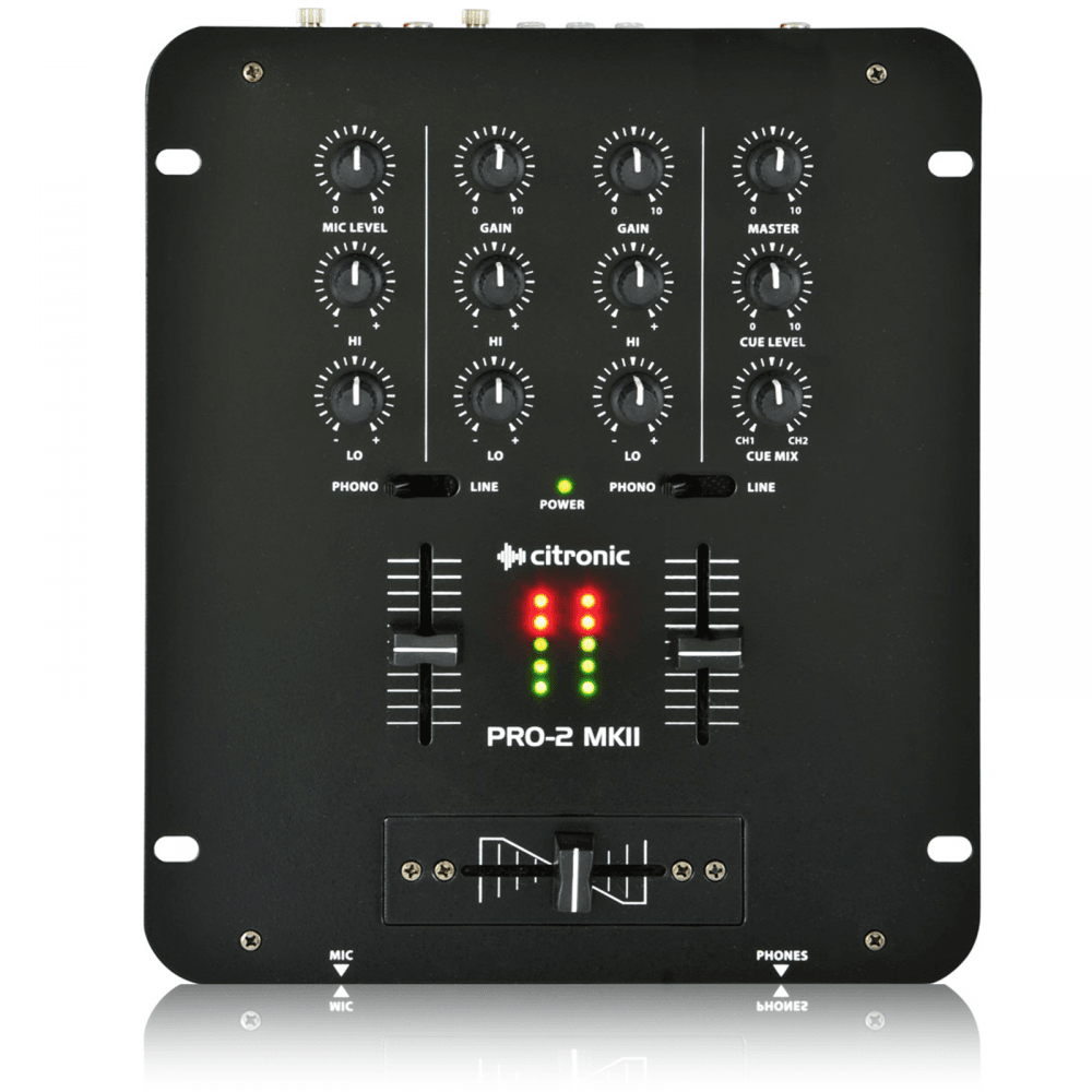 PRO2 MKII Compact Scratch Mixer with Channel EQ's
