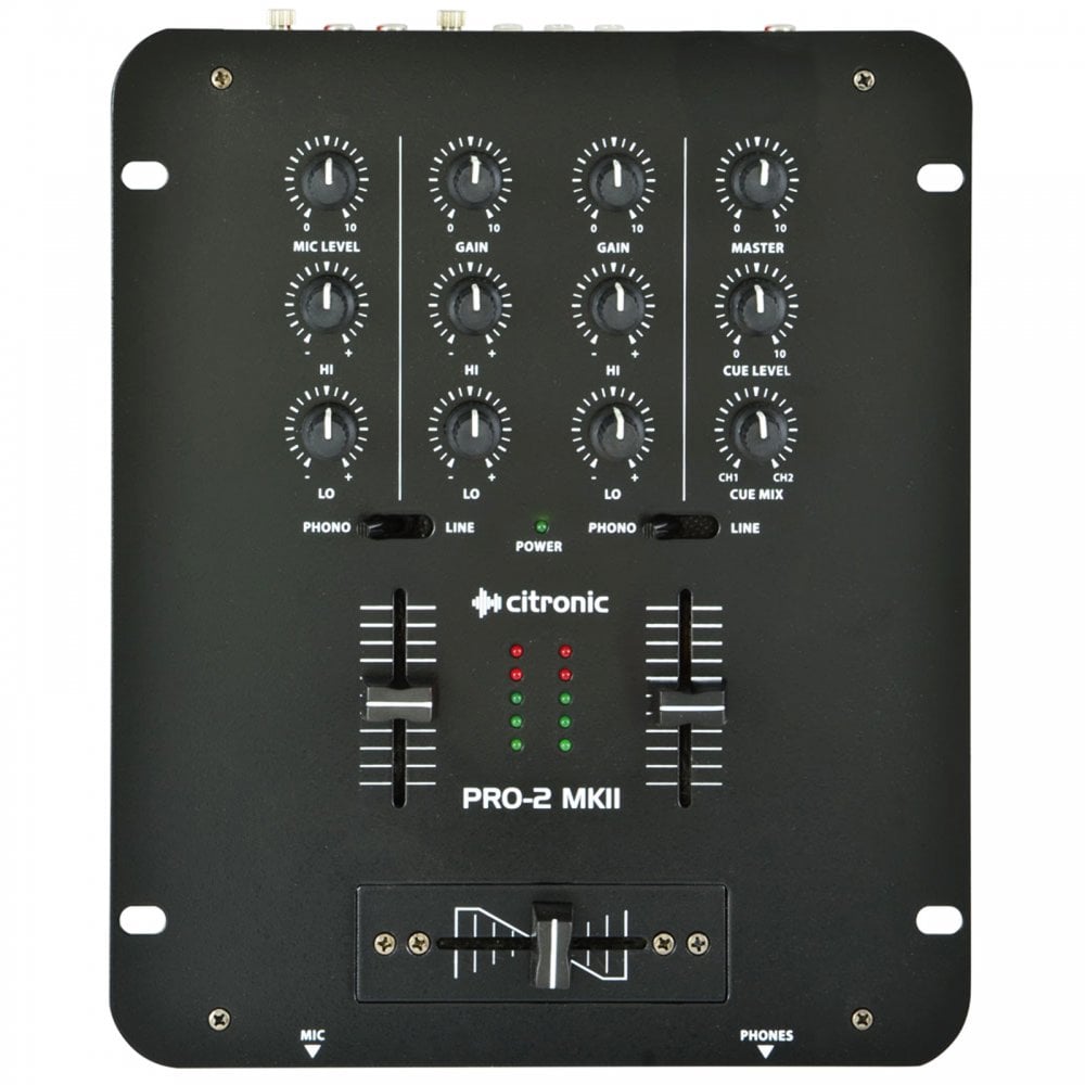 PRO2 MKII Compact Scratch Mixer with Channel EQ's