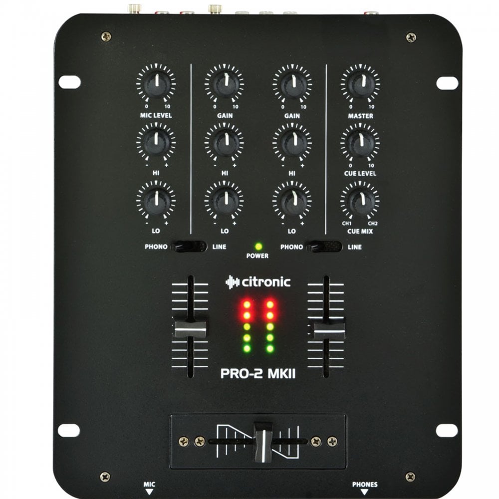 PRO2 MKII Compact Scratch Mixer with Channel EQ's