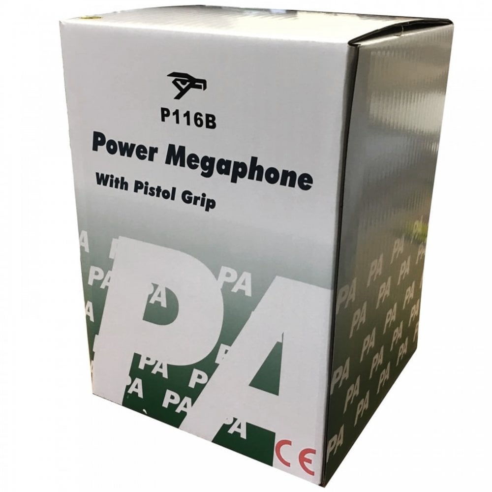 10W Loud Hailer Pistol Grip Megaphone with Volume Control