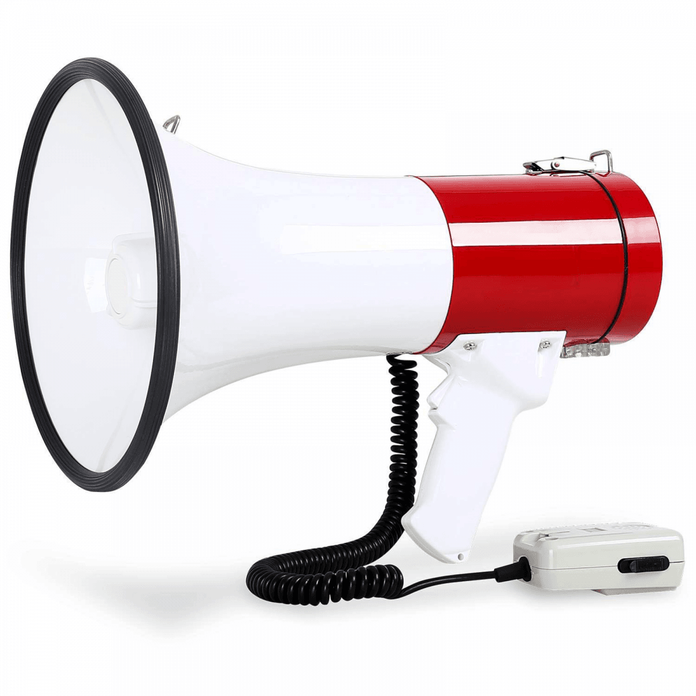30W Professional Handheld and Shoulder Megaphone Public Address