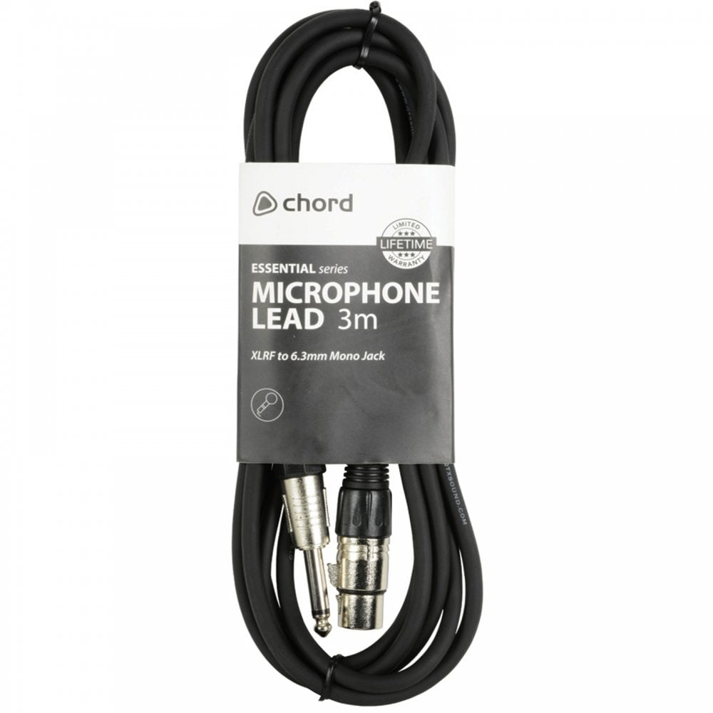 3m to 12m Audio Signal Microphone Leads