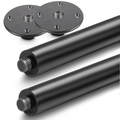 Pair of M20 Adj Speaker Poles and base Plates