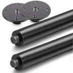 Pair of M20 Adj Speaker Poles and base Plates