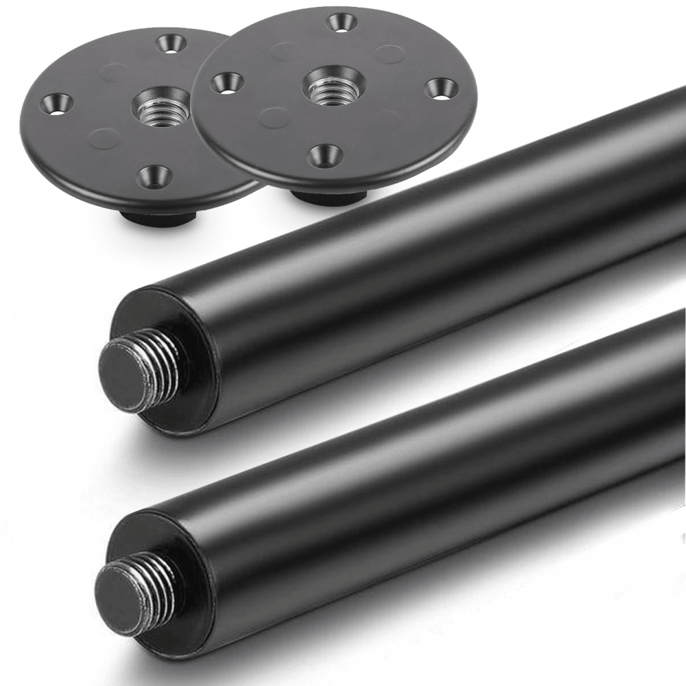 Pair of M20 Adj Speaker Poles and base Plates