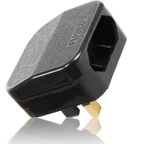 5A Fused 2 Pin Euro Plug to UK 3 Pin Mains European Converter BS1363