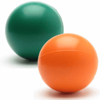 Foam Squeeze Anti-Stress Ball Orange Green Pair