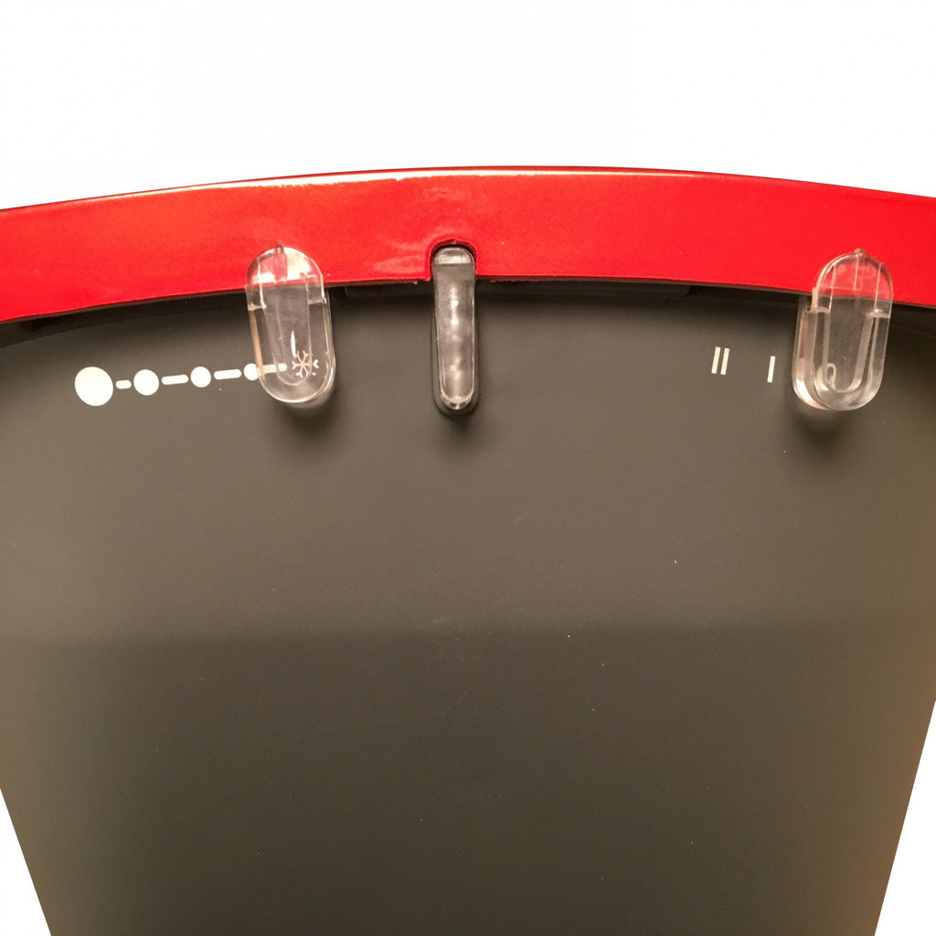 2kW Upright Red Square Ceramic Heater
