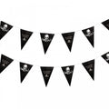 2 Packs Halloween Party 12 Flag Bunting Skulls