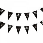2 Packs Halloween Party 12 Flag Bunting Skulls